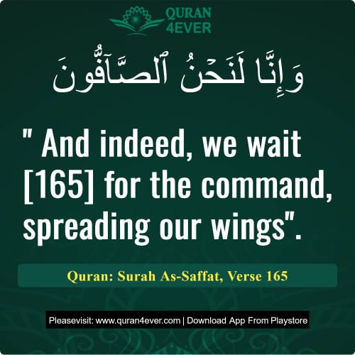 Quran Surah 37 Verse 165