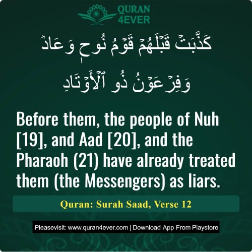 Quran Surah 38 Verse 12