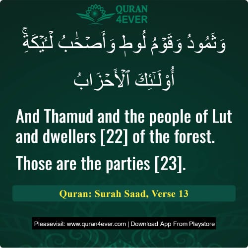 Quran Surah 38 Verse 13