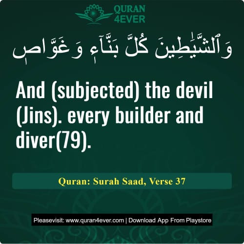 Quran Surah 38 Verse 37