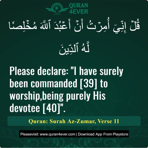 Quran Surah 39 Verse 11