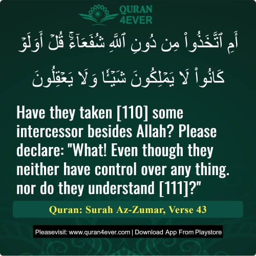 Quran Surah 39 Verse 43