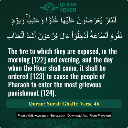 Quran Surah 40 Verse 46