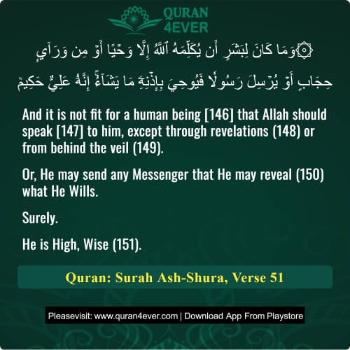Quran Surah 42 Verse 51