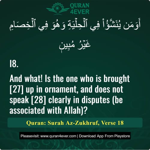 Quran Surah 43 Verse 18