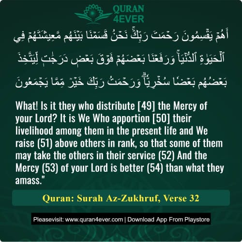 Quran Surah 43 Verse 32