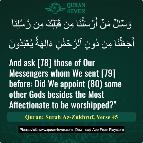 Quran Surah 43 Verse 45