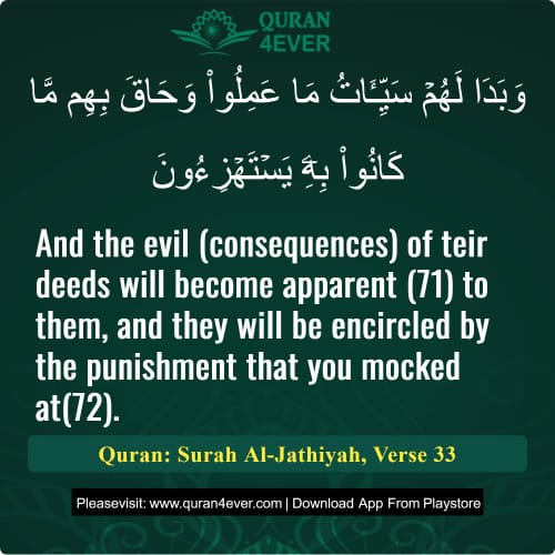 Quran Surah 45 Verse 33
