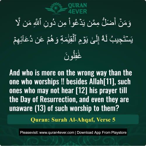 Quran Surah 46 Verse 5