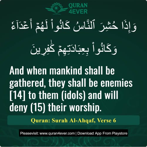 Quran Surah 46 Verse 6