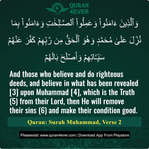 Quran Surah 47 Verse 2