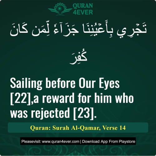 Quran Surah 54 Verse 14
