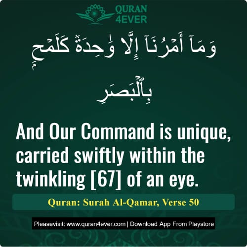 Quran Surah 54 Verse 50