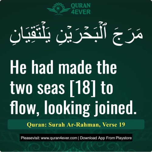 Quran Surah 55 Verse 19