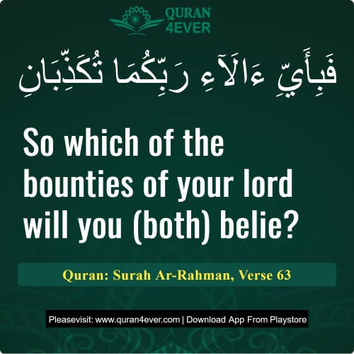 Quran Surah 55 Verse 63