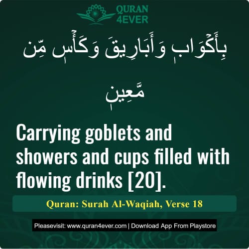 Quran Surah 56 Verse 18