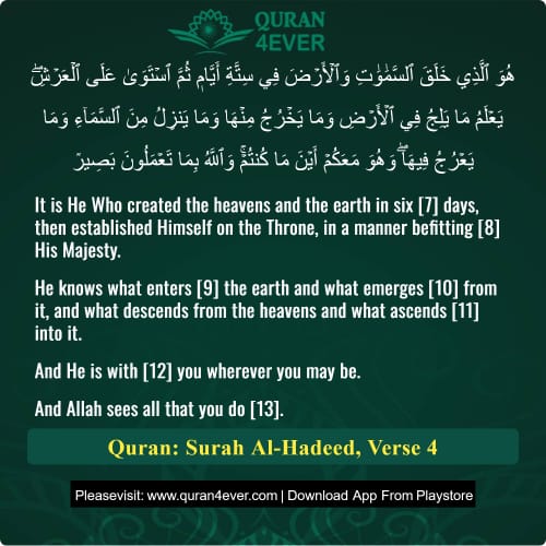 Quran Surah 57 Verse 4