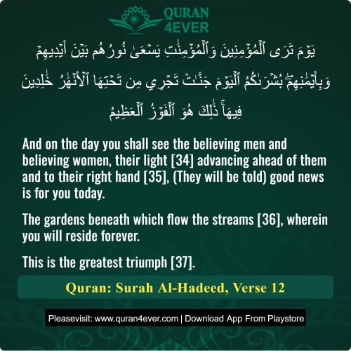 Quran Surah 57 Verse 12