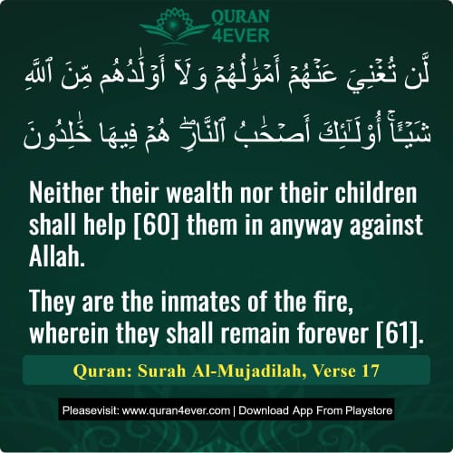 Quran Surah 58 Verse 17