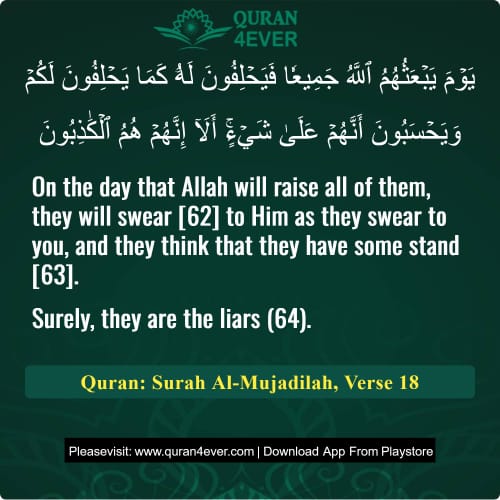 Quran Surah 58 Verse 18