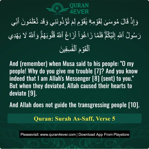 Quran Surah 61 Verse 5