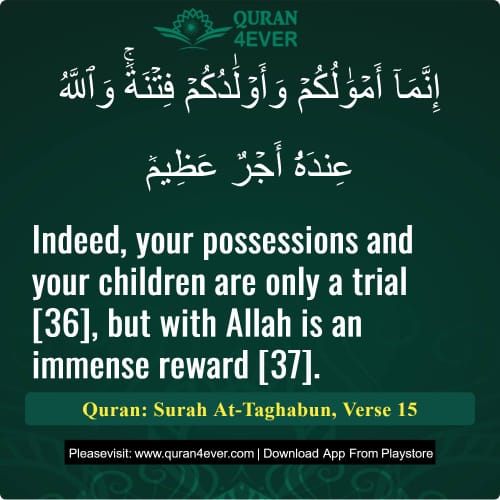 Quran Surah 64 Verse 15