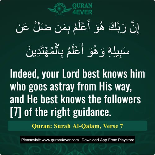 Quran Surah 68 Verse 7