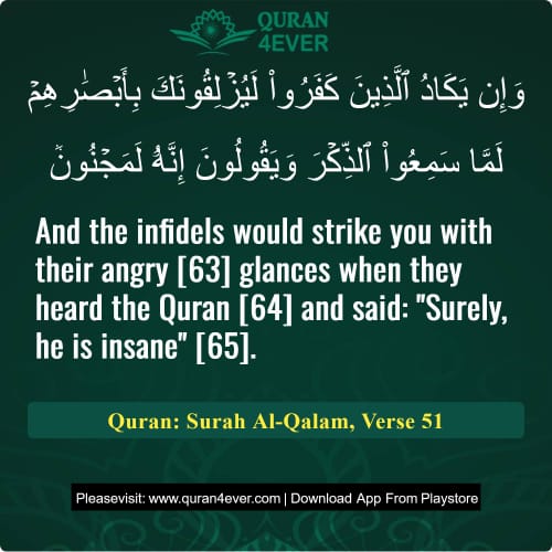 Quran Surah 68 Verse 51