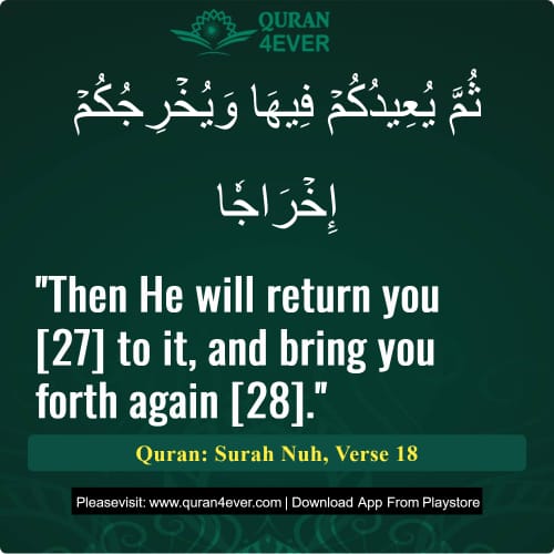 Quran Surah 71 Verse 18