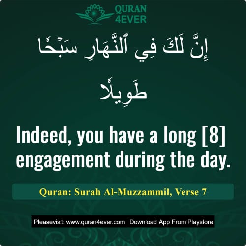 Quran Surah 73 Verse 7