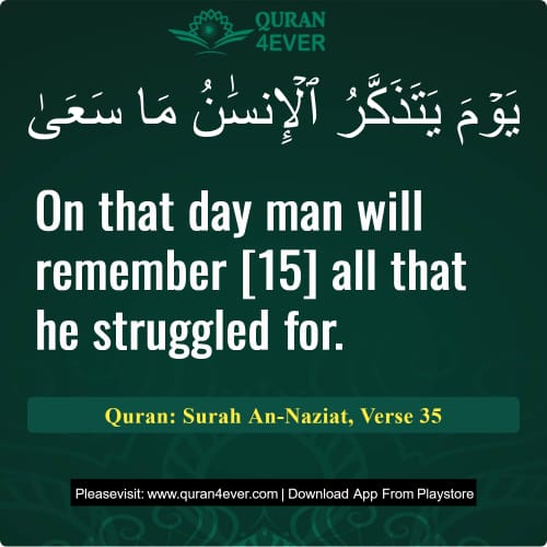 Quran Surah 79 Verse 35