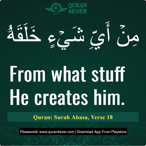 Quran Surah 80 Verse 18