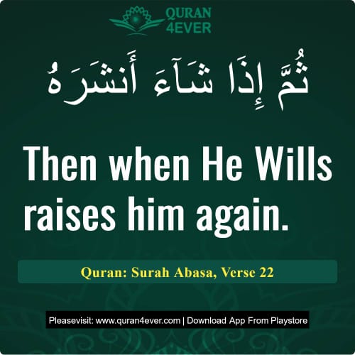 Quran Surah 80 Verse 22