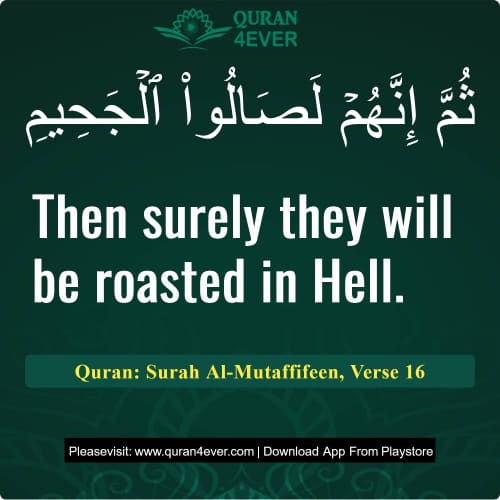 Quran Surah 83 Verse 16