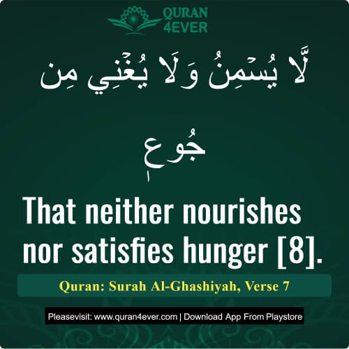 Quran Surah 88 Verse 7