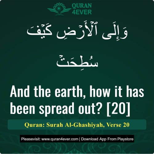 Quran Surah 88 Verse 20