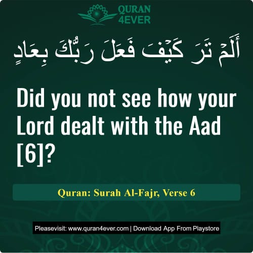 Quran Surah 89 Verse 6