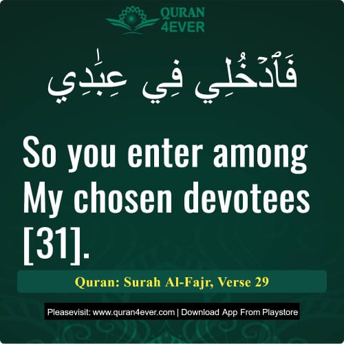 Quran Surah 89 Verse 29