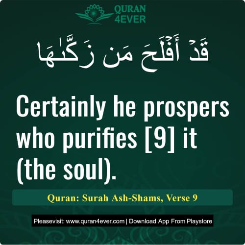 Quran Surah 91 Verse 9