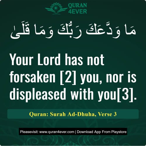 Quran Surah 93 Verse 3