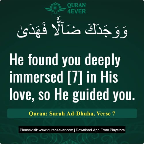 Quran Surah 93 Verse 7