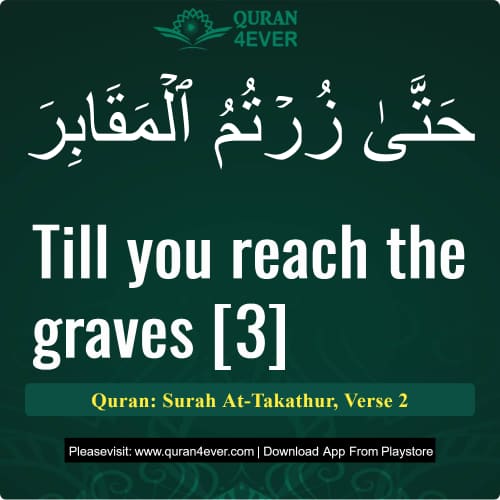 Quran Surah 102 Verse 2