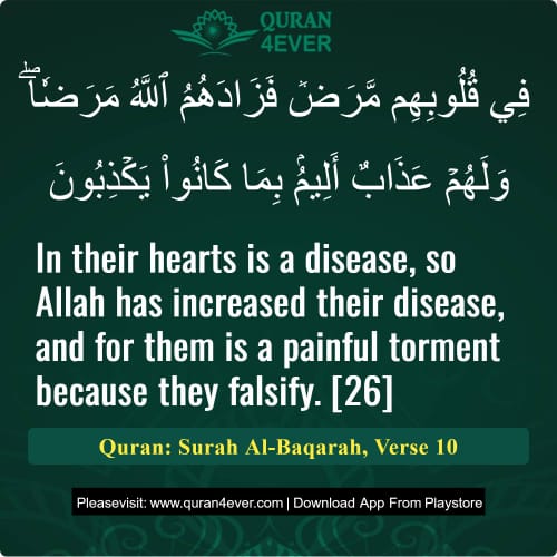 Quran Surah 2 Verse 10