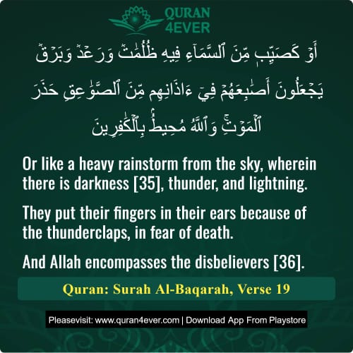Quran Surah 2 Verse 19
