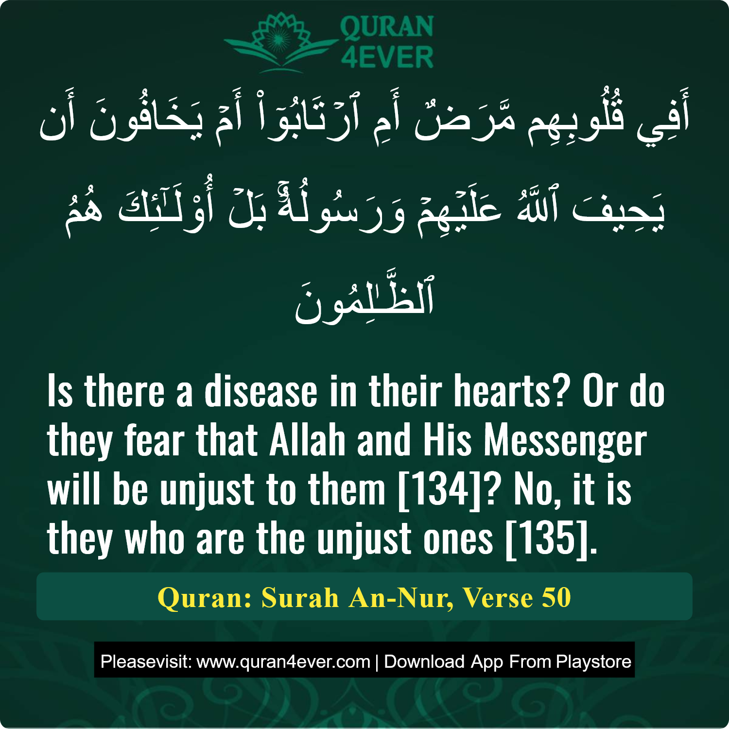 Surah 24, Ayah 50 - Quran Image