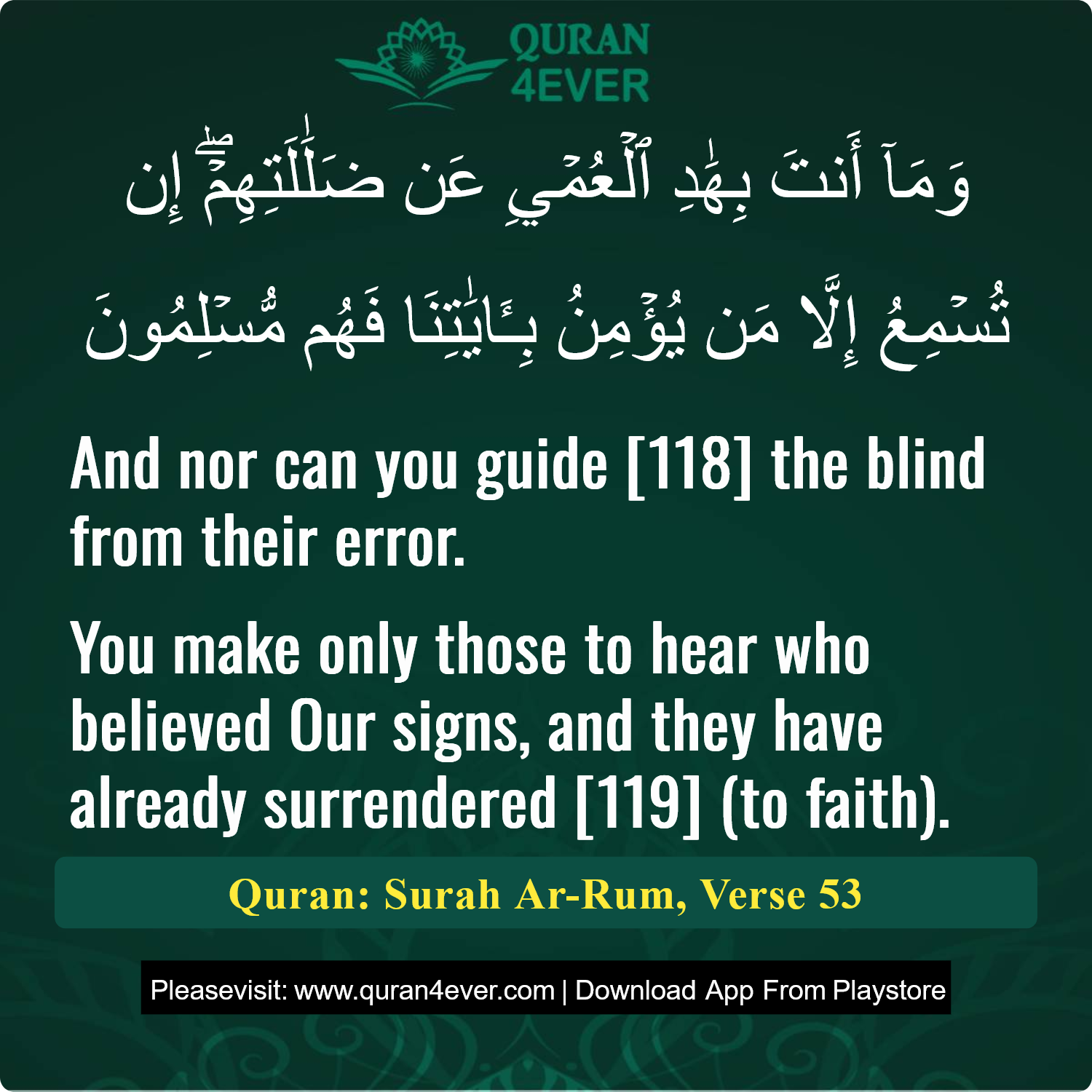 Surah 30, Ayah 53 - Quran Image