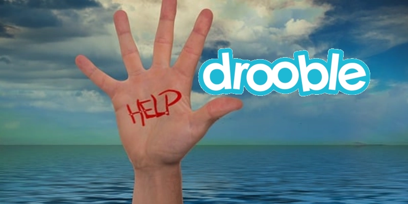 Drooble is about to Shutdown - Conceptual image of a shutdown button symbolizing the closure of Drooble platform.