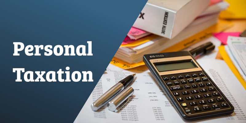 Image showing tax domuments and calculator