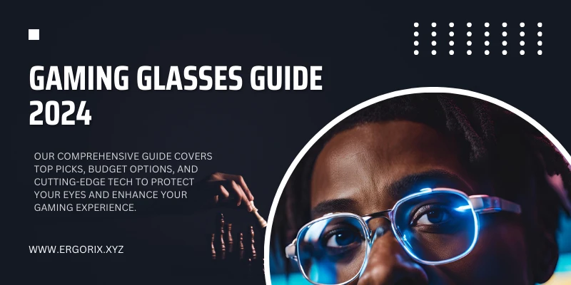 A 2024 gaming glasses guide featuring various styles and brands for optimal eye protection and comfort during gaming sessions.