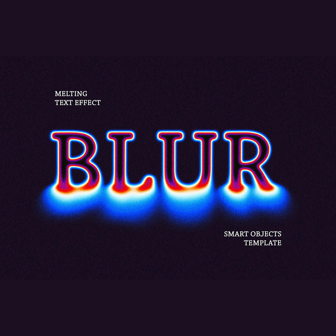Blur Text Effect - Image 1